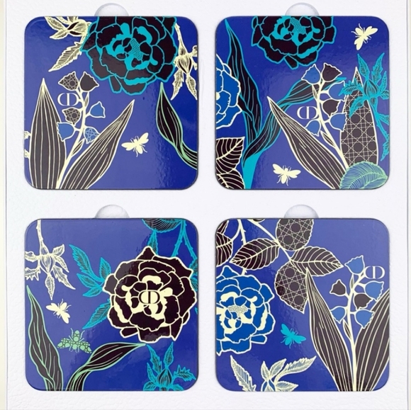 NEW DIOR FLORAL COASTER SET - Picture 2 of 6